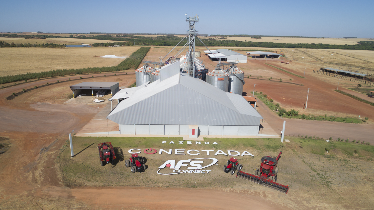 Propriedade rural em Água Boa-MT recebe conexão 4G da TIM Brasil e operação agrícola contará com máquinas e soluções conectadas, que serão monitoradas pelo AFS Connect Center