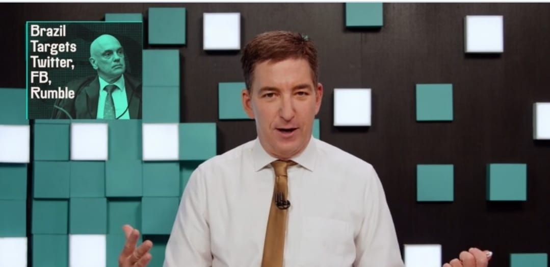 Glenn Greenwald critica Alexandre de Moraes, acusando-o de ações “ilegais e tirânicas”