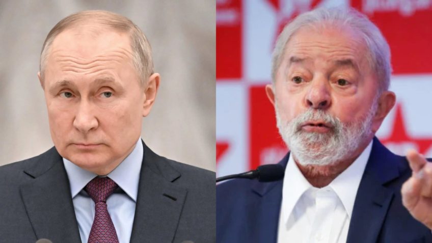 Lula defende paz entre Rússia e Ucrânia em conversa com Putin