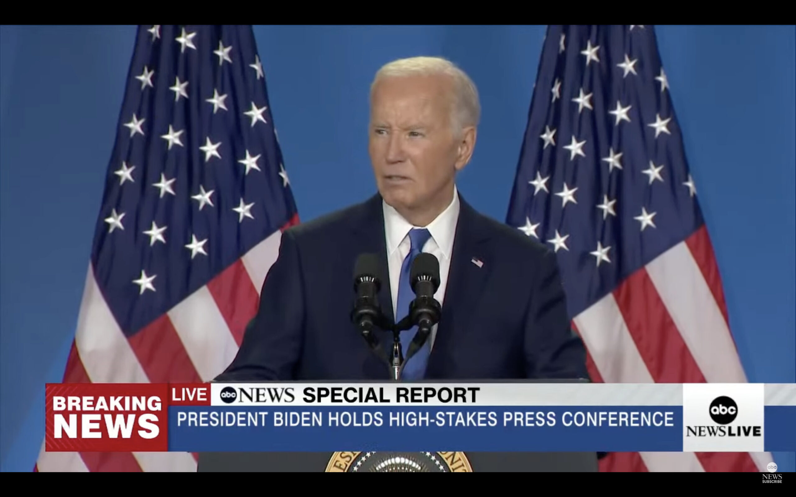 Joe Biden condena viol3ncia política após atent@do contra Donald Trump